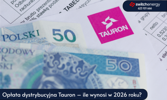 opłata dystrybucyjna tauron, ile wynosi w 2026 roku