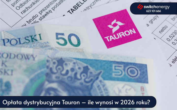 opłata dystrybucyjna tauron, ile wynosi w 2026 roku